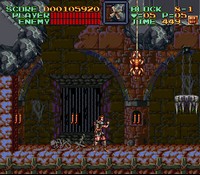 une photo d'Ã©cran de Super Castlevania 4 sur Nintendo Super Nes